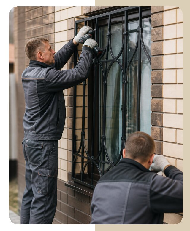 Установка решеток в дом в Верхней Пышме по цене от 3591 р. | ДвериЛегко-Врх
